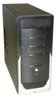 EUROCASE ML5494 350W black/silver P4 (2xUSB, 12cm fan side)