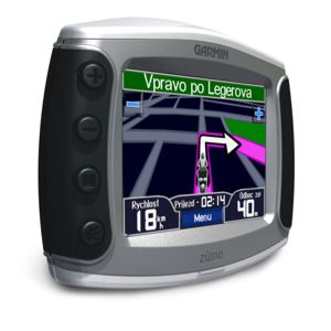 Garmin Zümo 550 Lifetime - mapy 44 států EU/3,5" LCD/BT+ Topo Czech