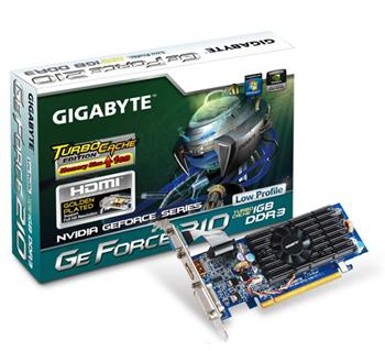 GIGABYTE 210 512MB HM (64) aktiv D H Ds D3