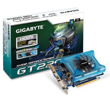 GIGABYTE 220GT 1GB (128) aktiv D H Ds D3 OC