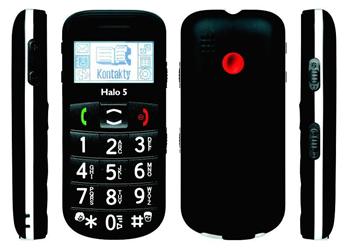 GSM telefon myPhone 1065 SENIOR - HALO 5 černý