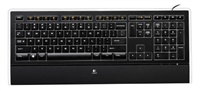 klávesnice Logitech Illuminated keyboard, USB, CZ