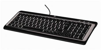 klávesnice Logitech Ultra Flat Keyboard CZ,USB/PS2