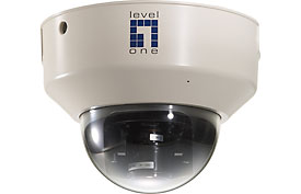 LevelOne FCS-3021 10/100Mbps PoE IP Dome Camera