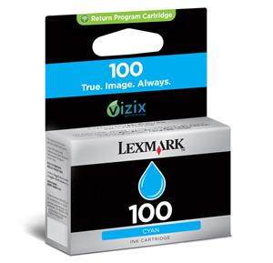 Lexmark No 100 azurová ink. náplň, 14N0900E - 200 stránek