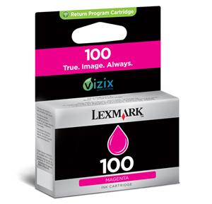 Lexmark No 100 purpurová ink. náplň, 14N0901E - 200 stránek
