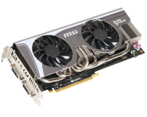 MSI N580GTX TWIN FROZR II/OC/ PCI-E/ 1536MB GDDR5/ 2xDVI/ HDMI