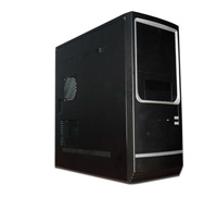 Redstar 9611 MIDI TowerATX,3x5.25",8x3.5" 400W, 14FAN, black/silver