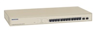 Repotec PoE WEB Switch 12xGE/ 2xSFP slot, VLAN, QoS