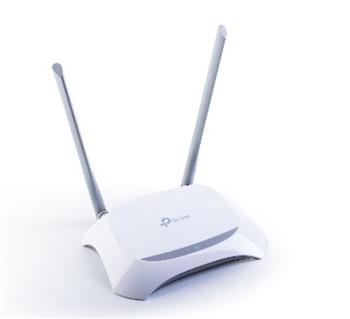TP-Link TL-WR840N, Wireless N Router, 300Mbit/s, 2.4GHz, 802.11b/g/n, 1x LAN/WAN, 4x LAN 10/100M, 2 fixné antény