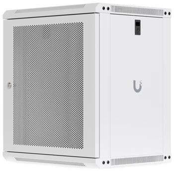 Ubiquiti UniFi 12U Rack Cabinet Wall 450 Perforated - Nástěnný rozvaděč, výška 12U, ventilátory, perforované dveře