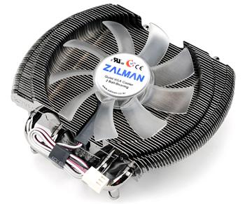 Univerzální chladič Zalman VF2000 pro VGA a socket 775/AM2+ 92mm Blue LED Fan, chladiče pamětí