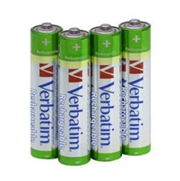 VERBATIM nabíjecí baterie AAA Premium 4-Pack