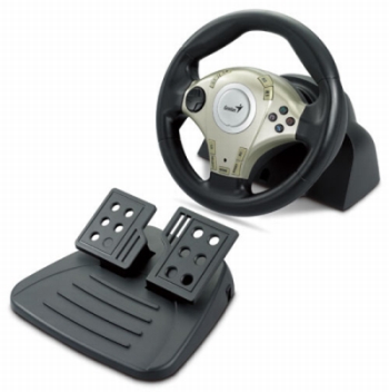Volant GENIUS TwinWheel F1 PC&PS2 +pedály,vibrační