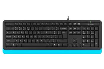 A4tech FK10 FStyler, klávesnice, CZ/US, USB, modrá