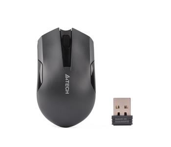 A4tech G3-200NS, tichá bezdrátová kancelářská myš V-Track, 1000 DPI, 2.4 GHz, černá