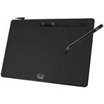 Adesso CYBERTABLET K12/ grafický tablet 12” x 7”/ 8192 urovní tlaku/ 8 programovatelných tlačítek/ scroll koliesko/ USB