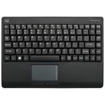 Adesso WKB-4110UB/ bezdrátová klávesnice 2,4GHz/ mini/ touchpad/ USB/ černá/ US layout