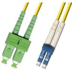 ADEX optický patch cord, LCupc/SCapc, SM 9/125, Duplex, 2m