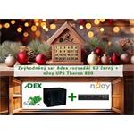 ADEX rozvaděč 6U 450mm černý + nJoy Theron 800 - cenově zvýhodněný set