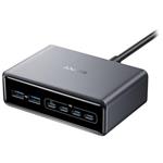 Anker Prime Nabíjecí Základna/ 200W/ 4x USB-C/ 2x USB/ GaN/ stříbrná