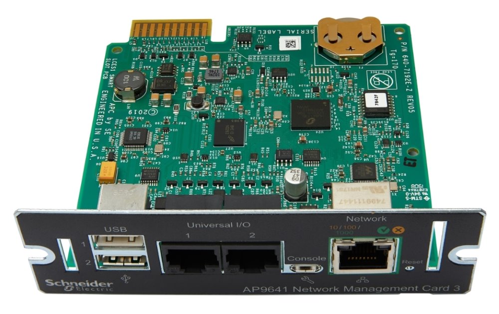 APC UPS Network Management Card 3 AP9641 with Environmental Monitoring