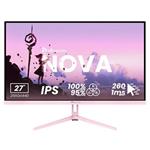 AROZZI NOVA herní monitor 27" 27T2K260 Pink/ LED/ 2560x1440/ 260Hz/ IPS/ 1000:1/ 1ms/ 2xHDMI/ 2xDP/ růžový