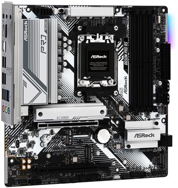 ASRock B650M Pro RS / AMD B650 / AM5 / 4x DDR5 DIMM / 3x M.2 / HDMI / DP / USB-C / mATX