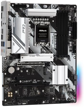 ASRock B760 PRO RS/D4 / Intel B760 / LGA1700 / 4x DDR4 / 3x M.2 / HDMI / DP / USB-C / ATX