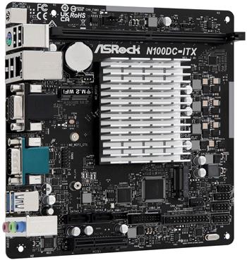 ASRock N100DC-ITX / Alder Lake N100 / 1x DDR4 DIMM / VGA / HDMI / Mini-ITX