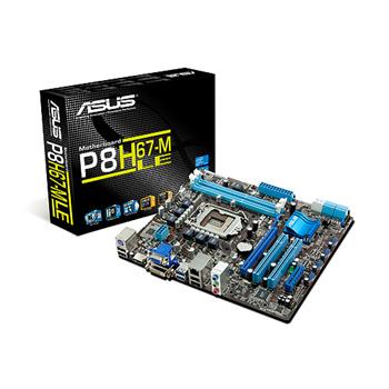 ASUS P8H67-M, 1155, H67, DDR3, 2xPCIe16, VGA-out, GL, 8CH, uATX <Rev.3.0>