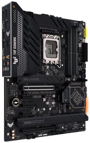 ASUS TUF GAMING Z790-PLUS WIFI D4 / Intel Z790 / LGA1700 / 4x DDR4 / 4x M.2 / HDMI / DP / USB-C / WiFi / ATX