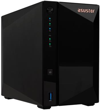 Asustor NAS AS3302T v2 2x 3,5" SATA,Realtek RTD1619B 1.7GHz, 2GB, 2.5GbE x1, USB3.2 Gen1 x3, WOW (Wake on WAN)