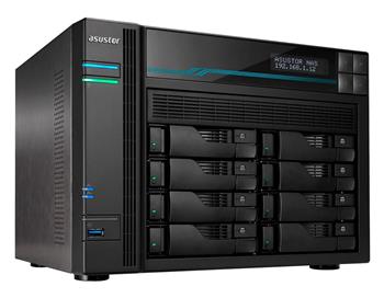 Asustor NAS AS6508T / 8x 2,5"/3,5" SATA III, 2x M.2/ Intel ATOM C3538 2.1 GHz/ 8GB/ 2x 10 GbE + 2x 2.5 GbE/ 2x USB 3.2