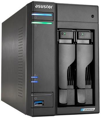 Asustor NAS AS6702T / 2x 2,5"/3,5" SATA III/ Celeron N5105 2.0 GHz/ 4GB/ 2x 2.5GbE/ 4x M.2/ 2x USB 3.2/ HDMI+IR