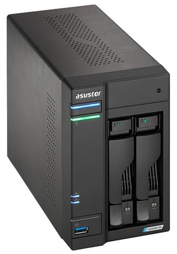 Asustor NAS AS6702T v2 / 2x 2,5"/3,5" SATA III/ Celeron N5105 2.0 GHz/ 4GB/ 2x 5GbE/ 4x M.2/ 2x USB 3.2/ HDMI
