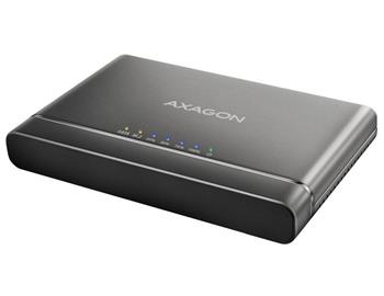 AXAGON ADSA-CC USB-C 10Gbps - NVMe M.2 SSD & SATA 2.5"/3.5" SSD/HDD CLONE MASTER 2