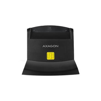 AXAGON CRE-SM2, USB-A StandReader 4-slot čtečka Smart card (eObčanka) + SD/microSD/SIM, kabel 1.3 m