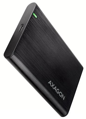 AXAGON EE25-A6C, USB-C 3.2 Gen 1 - SATA 6G 2.5" kovový RAW box, bezšroubkový