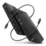 AXAGON HMC-U4, USB4 40Gbps dokovací stanice, HDMI+DP 4K/144Hz, 5x USB, RJ-45, SD/mSD, audio, PD 100W