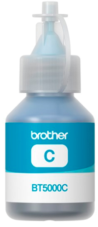 Brother - Originální inkoustová lahvička, BT5000C, azurová