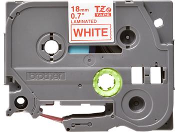 Brother - Originální kazeta s páskou TZE-242, červená na bílé, šířka 18mm