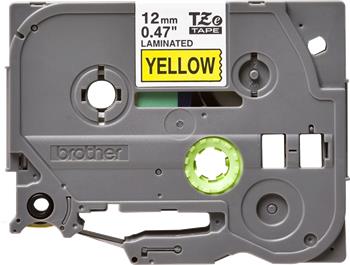 Brother - Originální kazeta s páskou TZE-631S, černý tisk na žluté, šířka 12 mm