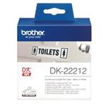 Brother - Originální  kontinuální filmová role DK-22212 - černá na bílé, šířka 62 mm