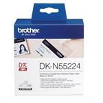 Brother -  Originální kontinuální nelepivá páska DKN 55224, černý na bílé, šířka 54 mm