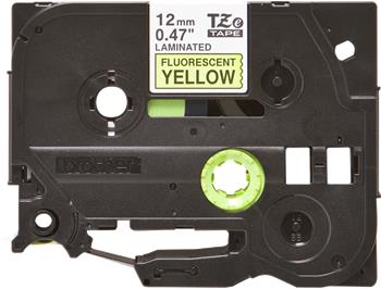 Brother - Originální pásková kazeta, TZ-C31, černá na žluté, šířka 12 mm
