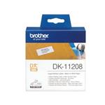 Brother - Originální štítek DK-11208, černý text na bílém podkladu