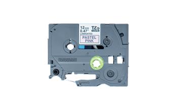 Brother TZe-MQE31 Originální propisovací pásková kazeta – Černá na pastelově růžové, šířka 12mm