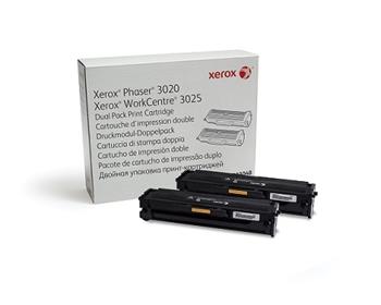 Bundle 3x Xerox Toner Black pro Phaser 3020, WorkCentre 3025 dualpack (2x 1.500 str.) + poukaz 200,-Kč