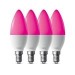 Chytrá žárovka TP-Link Tapo L430C(4-pack) E14, 4,8W, 230V, přes IP, stmívatelná, 2500K až 6500K